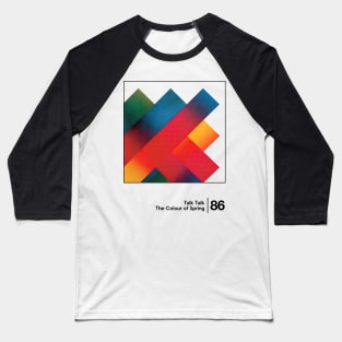 The Colour of Spring / Minimal Style Graphic Artwork Design Baseball T-Shirt